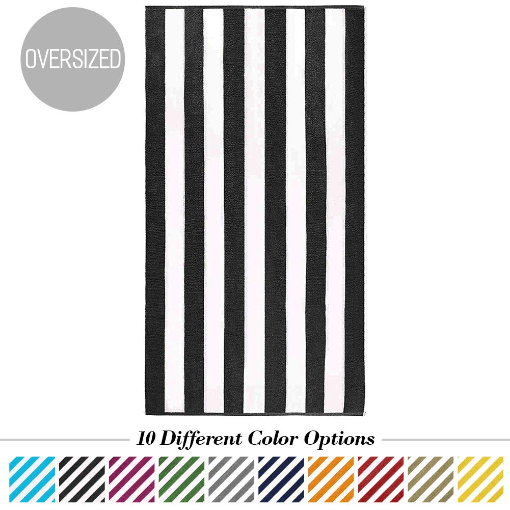 Over Sized Stripes Beach Towel