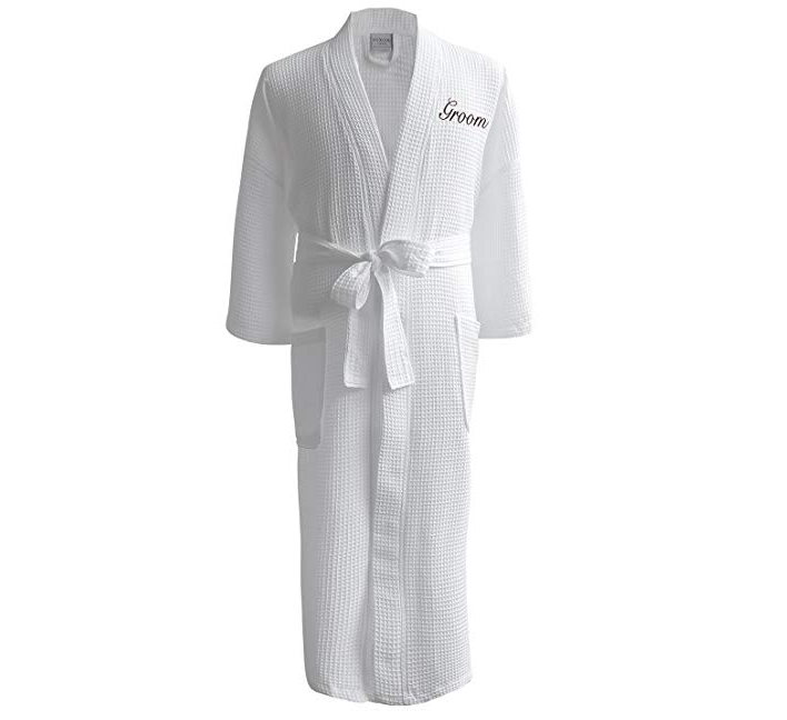 Custom Cotton Waffle Robe