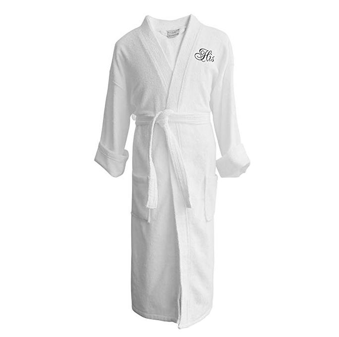 Custom Bath Robe Embroidered Monogram