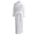 Custom Cotton Waffle Robe Embroidered Monogram