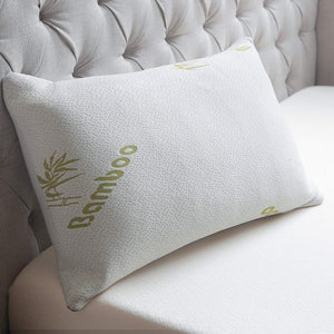 Bamboo Memory Foam Pillow Infused with Aloe Vera