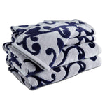 Large Scuplted Cotton 5 Piece Towel Set